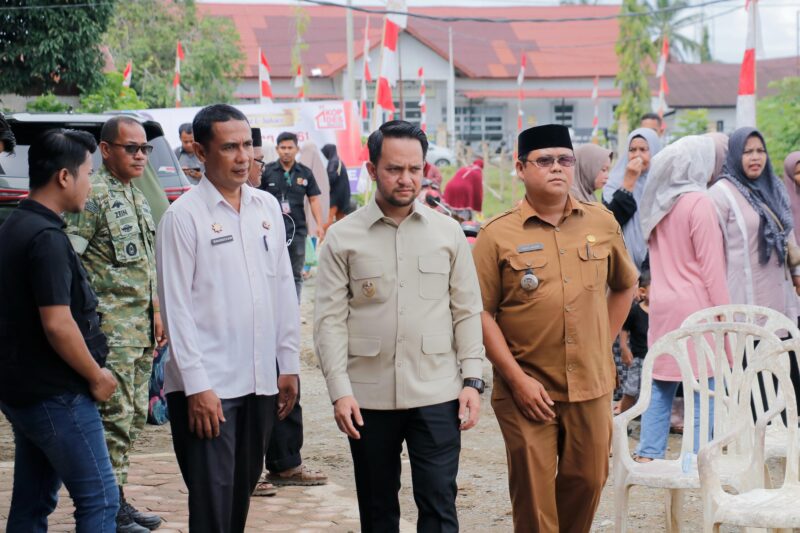 Wakil Bupati Aceh Barat, Said Fadheil SH menghadiri launching 1.061 Koperasi Desa Merah Putih (KDMP) secara daring di KDMP Desa Keude Aron, Kecamatan Kaway XVI, Sabtu (16/5/2026). Foto: Dok. Istimewa 
