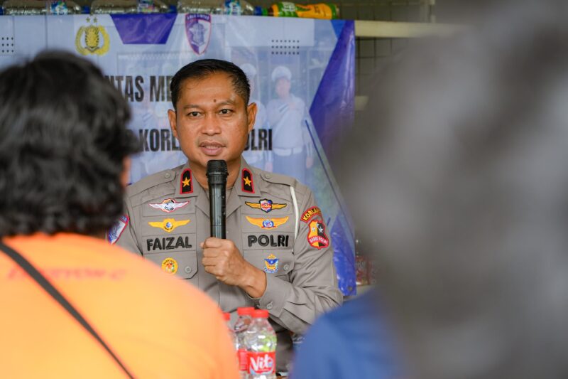Direktur Penegakan Hukum Korlantas Polri Brigjen Pol Faizal .