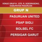 PSAP Sigli masuk dalam Grup N Liga 4 Nasional