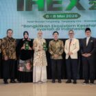 Wali Kota Banda Aceh Illiza Sa’aduddin Djamal bersama jajaran RSUD Meuraxa usai menerima penghargaan MUKISI Award pada ajang IHEX 2026 di Tangerang, Rabu (6/5/2026). Foto: Dok. Prokopim Kota Banda Aceh
