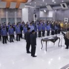 Wali Kota Banda Aceh Illiza Sa’aduddin Djamal memimpin pelantikan 66 pejabat eselon III dan IV di lingkungan Pemerintah Kota Banda Aceh, Selasa (12/5/2026). Foto: Dok. Prokopim Kota Banda Aceh