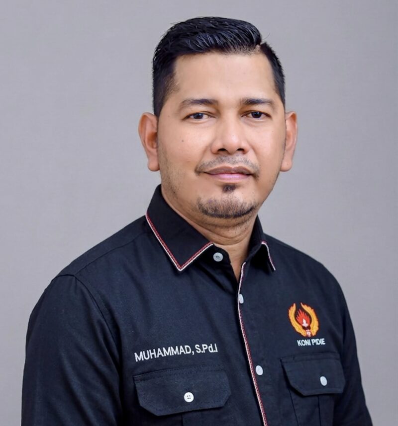 Ketua KONI Pidie, Muhammad,S.Pdi