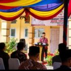 Wakil bupati Aceh Barat Daya, Zaman Akli membuka kegiatan musyawarah turun sawah musim tanam gadu Kabupaten Aceh Barat Daya. Foto. Dok. Teukunizar/NOA.co.id