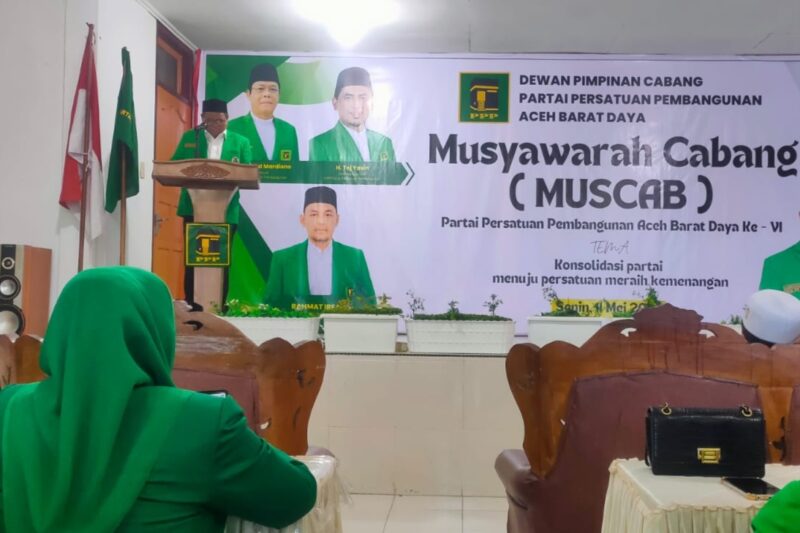 Rangkai Muscab PPP Kabupaten Aceh Barat Daya. Foto. Dok. Teukunizar/NOA.co.id