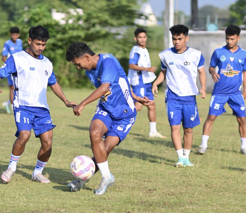 Jelang laga menghadapi tuan rumah Pasuruan United, pemain PSAP Sigli terus berlatih untuk persiapan Liga 4 Nasional, yang berlaga Minggu (31/5/2026) (Foto. iST).