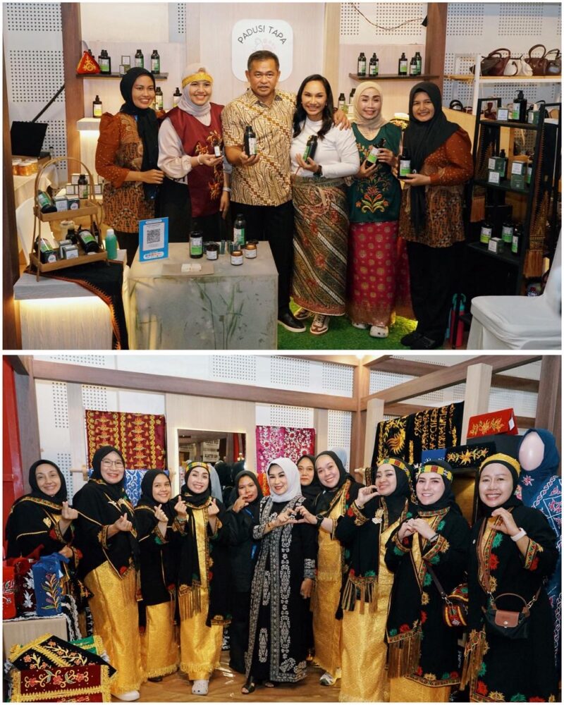 Produk UMKM Padusi Tapa khas Aceh Selatan dipamerkan pada ajang Persit Bisa 2026 di Balai Kartini, Jakarta, Jumat (9/5/2026). Foto: Dok. Istimewa 