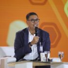 Direktur Utama BSI, Anggoro Eko Cahyo menjadi pembicara dalam sesi Business Talks di ajang Financial Festival 2026 yang berlangsung di Yogyakarta, Minggu (24/5/2026). Foto: Dok. Istimewa 