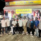 Kapolres Lhokseumawe AKBP Dr. Ahzan, S.H., S.I.K., M.S.M., M.H. melakukan kunjungan ke Pos Siskamling Gampong Pusong Lama, Kecamatan Banda Sakti, Minggu (3/5/2026) malam. Dok. Ist