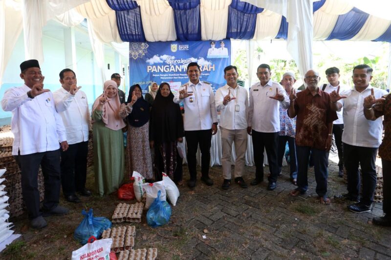 Wakil Wali Kota Banda Aceh, Afdhal, menghadiri gerakan pangan murah di Banda Aceh, Rabu (13/5/2026). Foto: Dok. Istimewa