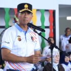 Kapolda Aceh Irjen Pol. Drs. Marzuki Ali Basyah, M.M., menyampaikan sambutan saat pembukaan Turnamen Tenis Kapolda Aceh Cup 2026 di Banda Aceh, Kamis (4/6/2026). Foto: Dok. Istimewa 