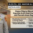 Kapolda Aceh Irjen Pol Marzuki Ali Basyah terus mendorong transformasi pelayanan kepolisian yang inklusif dan berorientasi kepada masyarakat, sekaligus memperkuat program Green Policing dan ketahanan pangan di Aceh. Foto: Dok. Istimewa