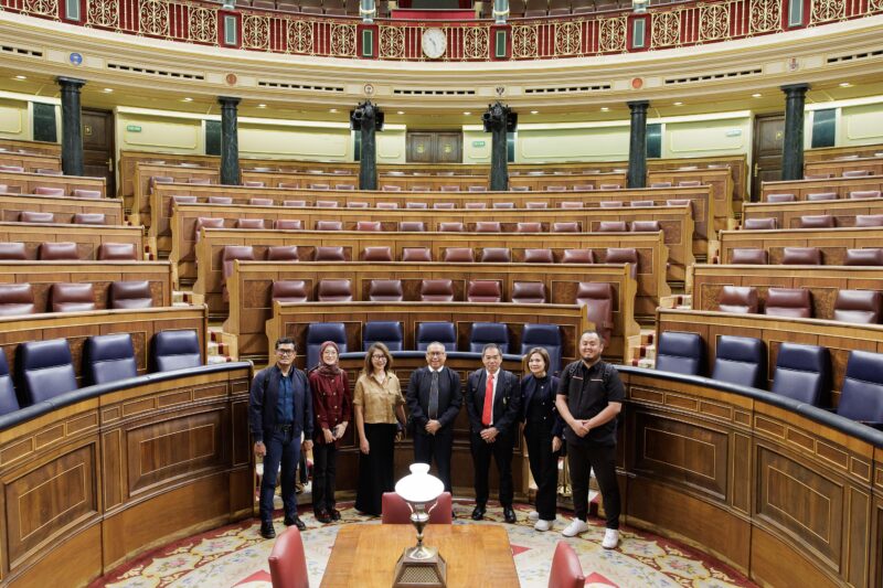 Tim Riset Hukum Komparatif dari Program Doktor Ilmu Hukum Universitas Borobudur melakukan kunjungan strategis ke Madrid, Spanyol. (Foto: ist).