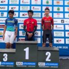 Kiano juara pertama dan meraih medali emas di Kejurnas balap sepeda di Pangandaran Jawa Barat, (Foto.IST).