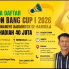 Ampon Bang CUP 1 Barsela resmi dibuka. Foto. Dok. Teukunizar/NOA.co.id