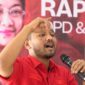 Jamaluddin Idham saat memimpin Rapim PDI Perjuangan se-Aceh di Banda Aceh. Foto. Dok. Teukunizar/noa.co.id