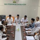 Tim Dinas Pendidikan Dayah Aceh saat memberikan masukan strategis dalam pembahasan Rancangan Qanun Dayah Kabupaten Pidie Jaya, Jumat (6/6/2026). Foto: Dok. Istimewa 