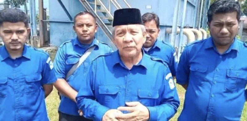 Plt Direktur PDAM Tirta Mountala Aceh Besar, Yusmadi, didampingi Direktur Umum Devid Zainal dan jajaran meninjau Instalasi Pengolahan Air (WTP) Montasik guna memastikan peningkatan kualitas layanan air bersih bagi masyarakat, Senin (15/6/2026). Foto: Dok. Istimewa 