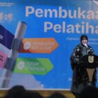 Wali Kota Banda Aceh Illiza Sa’aduddin Djamal menyampaikan sambutan saat membuka Pelatihan Berbasis Unit Kompetensi Banda Aceh Academy (BAA), Kamis (11/6/2026). Foto: Dok. Prokopim Kota Banda Aceh