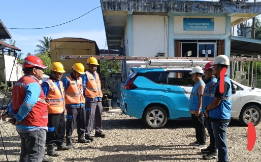 Apel rutin petugas PLN ULP Kota Fajar. Foto. Dok. Teukunizar/NOA.co.id