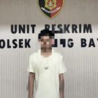 AF alias Bedu (31) diamankan petugas Polsek Lueng Bata terkait dugaan penganiayaan terhadap mantan pacarnya yang menyebabkan korban mengalami luka di bagian tangan. Foto: Dok. Istimewa
