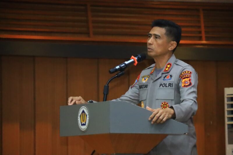 Kapolda Aceh Irjen Pol. Marzuki Ali Basyah mengimbau masyarakat menjaga keamanan dan ketertiban, menjunjung tinggi sportivitas, serta menghindari praktik perjudian selama berlangsungnya Piala Dunia 2026, Selasa (2/6/2026). Foto: Dok. Istimewa 