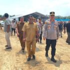 Kapolda Aceh Irjen Pol. Ruddi Setiawan meninjau kesiapan Hunian Tetap (Huntap) Presisi di Desa Simpang Kanan, Kabupaten Aceh Tamiang, Selasa (7/7/2026). Foto: Dok. Istimewa 