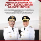 Foto Bupati dan Wakil Bupati Pidie, Sarjani Abdullah-Alzaizi Umar