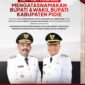 Foto Bupati dan Wakil Bupati Pidie, Sarjani Abdullah-Alzaizi Umar