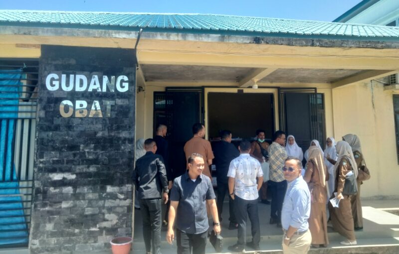 Pansus DPRK Aceh Barat Daya di RSUD Teungku Peukan. Foto. Dok. Teukunizar/noa.co.id
