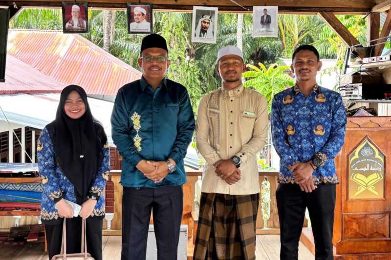 Kemenag Abdya Verifikasi Usulan Izin Operasional LPQ Balai Pengajian Raudhatul Huda. Foto. Dok. Teukunizar/noa.co.id