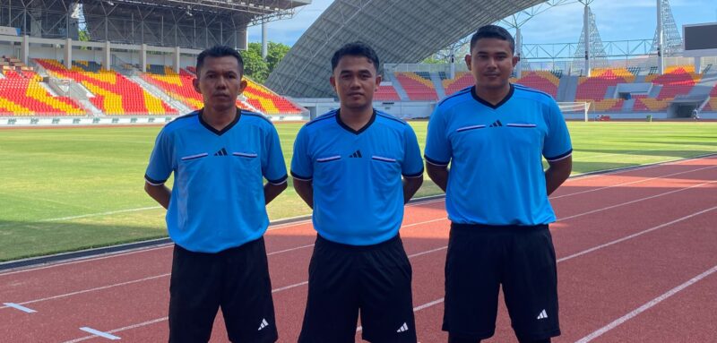 Tiga wasit asal Kabupaten Aceh Barat Daya yang telah merampungkan kursus lesensi C-2 Asprov PSSI Aceh. Foto. Dok. Teukunizar/noa.co.id