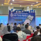 Launching aplikasi My Tirta Abdya di lobi Kantor Bupati setempat. Foto. Dok. Teukunizar/noa.co.id