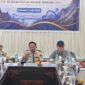 Wakil Gubernur Aceh, H. Fadhlullah, saat mendampingi Menteri Dalam Negeri RI Muhammad Tito Karnavian, menggelar Rapat Koordinasi Percepatan Rehabilitasi dan Rekonstruksi Pemulihan Bencana Hidrometiorologi bersama Bupati Bener Meriah Ir. H. Tagore Abubakar, beserta jajaran Forkopimda dan Tokoh Masyarakat Bener Meriah, di Aula Pendopo Bupati Bener Meriah, Selasa (7/7/2026). Foto: Dok. Biro Adpim Setda Aceh