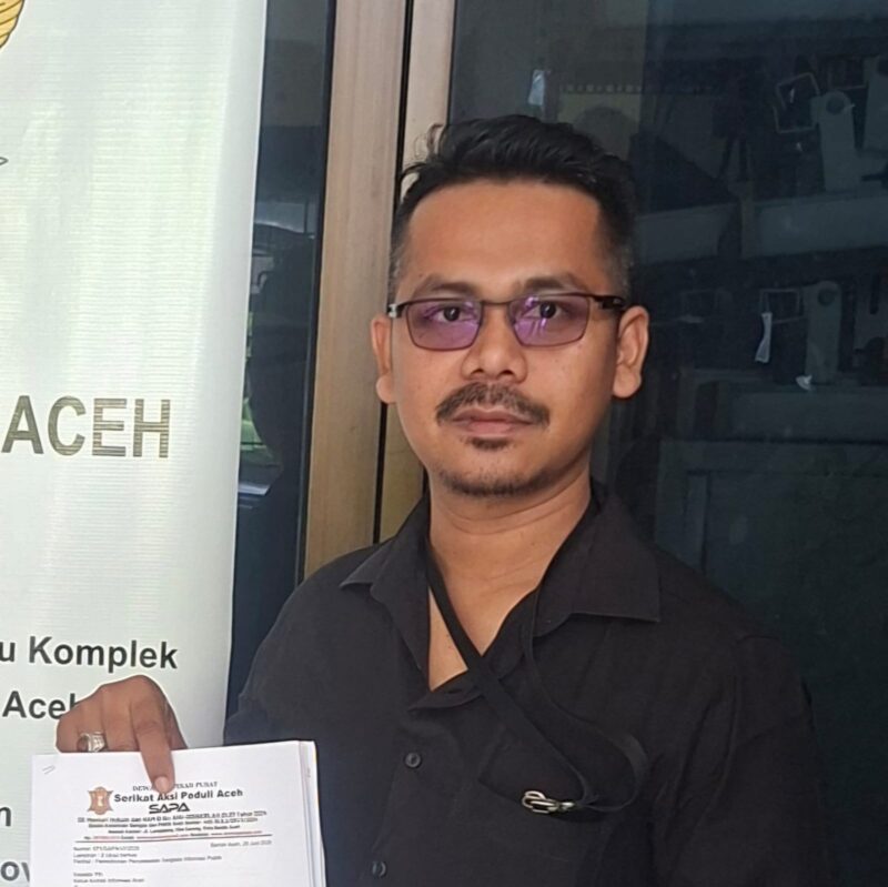Ketua Serikat Aksi Peduli Aceh (SAPA), Fauzan Adami. Foto: Dok. Istimewa 