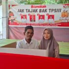 Keuchik terpilih, Adianto, S.E. bersama istri saat menggunakan hak pilih dalam Pilchiksung Gampong Lueng Gayo, Minggu, 9 Agustus 2026. Foto: Dok. Pribadi Adianto