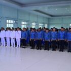 Sejumlah ASN saat mengikuti prosesi pelantikan dan pengambilan sumpah jabatan di Aula DPMPKB Aceh Jaya, Jumat (7/8/2026). Foto: Dok. Pemkab Aceh Jaya