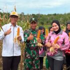Kadis Pertanian Nagan Raya Marzuki, S.E Bersama Komandan Batalyon TP 856/SBS Letkol Inf Didik Sulistio, S. A. P. , M. P. A. Foto: Dok. Istimewa