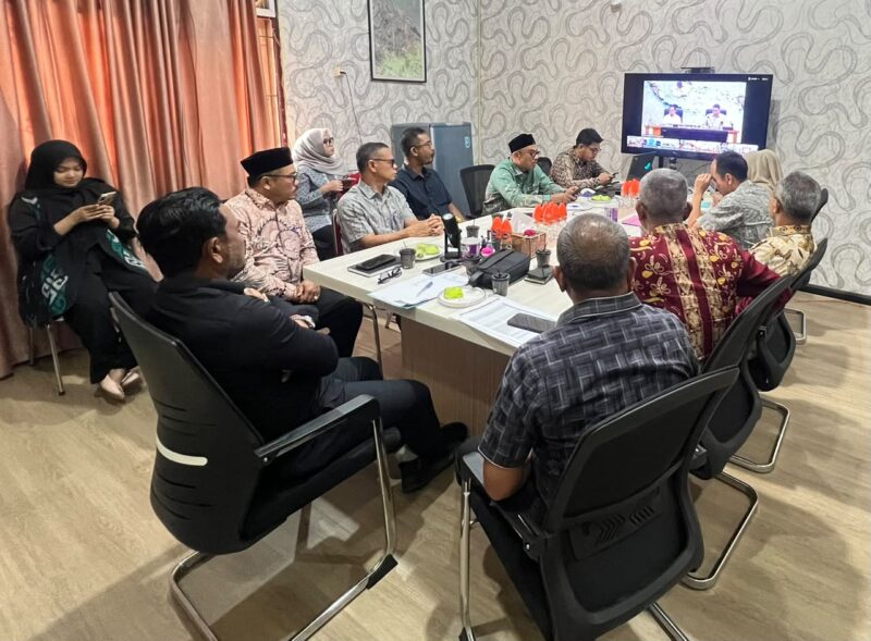 Rapat koordinasi MBG Pemkab Pidie, diruang Sekretariat Pidie, Kamis (14/8/2026) (Foto.IST).