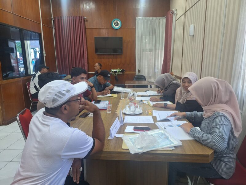 Tekhnical Meting tim Volly putra untuk persiapan Pra PORA digelar di kantor KONI Aceh, Minggu (30/8/2026) (Foto.Dok KONI Pidie).
