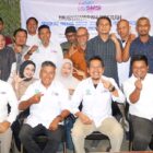 Aldin Naigolan foto bersama usai terpilih sebagai Ketua SMSI Aceh 2026-2030 di Banda Aceh, Senin (31/8/2026).