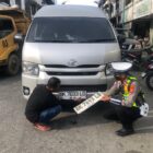 Penertiban Plat nomor polisi modifikasi oleh Satlantas Polres Abdya. Foto. Dok. Teukunizar/noa.co.id