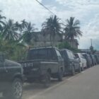 Kenderan diduga mobil hantu masih terlihat mengular di sejumlah SPBU di Kabupaten Abdya. Foto. Dok. Teukunizar/noa.co.id