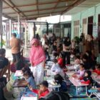 Lomba menggambar anak-anak dalam rangka HUT RI ke-81 warga Lr. Medis, Aceh Barat. Foto. Dok. Teukunizar/noa.co.id