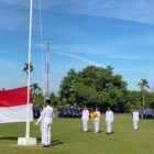 Upacara bendera di HUT RI ke-81 tingkat Kecamatan Tangan-tangan di Lapangan bola kaki Gunung Cut. Foto. Dok. Teukunizar/noa.co.id
