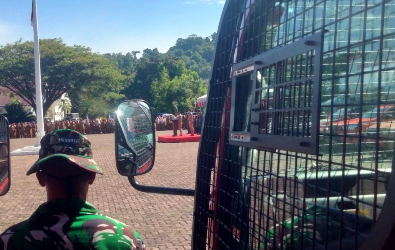 Apel Gelar Pasukan Kesiapan Penanganan Karhutla di Kabupaten Abdya. Foto. Dok. Teukunizar/noa.co.id