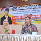 Ketua Komisi IV DPRK Banda Aceh Farid Nyak Umar, ST, membuka Sosialisasi Qanun Kota Banda Aceh Nomor 5 Tahun 2021 tentang Penyelenggaraan Ketahanan Keluarga di Aula Bapelkes Aceh, Selasa (28/7/2026). Foto: Dok. DPRK