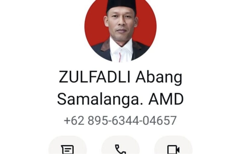 Screenshot WhatsApp yang mencatut nama Ketua DPR Aceh, Zulfadhli, dengan modus bukti transfer palsu dan permintaan transfer balik. Foto: Dok. Istimewa 
