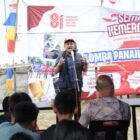 Wakil Ketua I DPRK Banda Aceh, Daniel Abdul Wahab saat membuka lomba busur/ketapel di kawasan Lampaseh, Banda Aceh, tepatnya di RF Kupi Premium, Minggu (16/8/2026). Foto: Dok. DPRK Banda Aceh