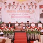 Bupati Aceh Barat Tarmizi SP, MM bersama Wakil Bupati Said Fadheil SH menghadiri Mudab Akbar ke-4 dan Istighatsah Kubra di Dayah Madinatuddiniyah Al Munawwarah, Desa Marek, Kecamatan Kaway XVI, Sabtu (22/8/2026). Foto: Dok. Pemkab Aceh Barat