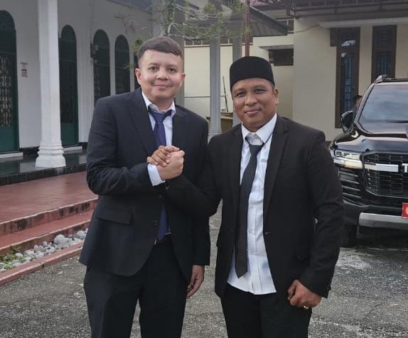 TR. Yordan Habib Bersama Dirut PT. Kuala Tuha Sejati. Foto: Dok. Istimewa 